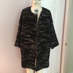 SOLD Eileen Fisher Tweed Coat - size Small
